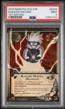 Naruto CCG 2010 serie 16 promesa rota Kakashi Hatake (niño) PSA 9