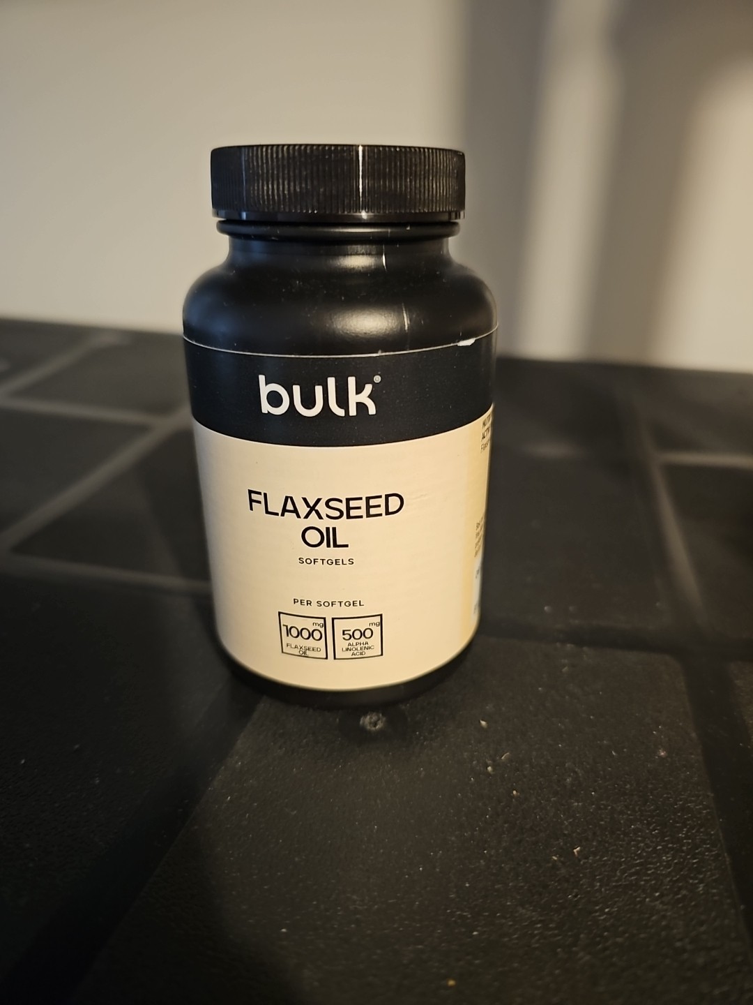 Flaxseed Oil Capsules 1000mg 90 Softgel Caps Omega 3 Fatty Acids