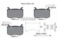 Neu - Textar 2209101 Bremsbelagsatz, Scheibenbremse FüR Alfa Romeo