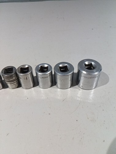 Vintage Kamasa (USA) 3/8 Drive 12 Point Imperial Socket Set 1/4 - 13/16 - Picture 14 of 18