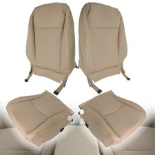 Front Replacement Seat Covers Tan Perforated Fit 2008-2013 Toyota Highlander