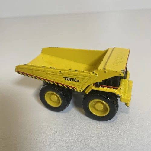Tonka Yellow Tipper Truck Diecast Model Hasbro Metal