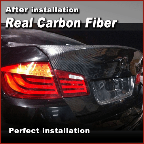 Carbon Heckklappe Kofferraum Deckel Kofferraumdeckel Passt für BMW F10 M5 2011UP - Picture 5 of 11