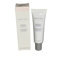 Mary Kay Medium Coverage Foundation BEIGE 304 ~ #355700 ~ Gray Cap~New Old Stock