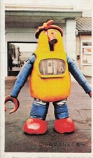 Robot Spaceship Ishimori Pro Toei Menko Card Japanese Vintage