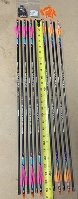 Easton 5.0 Match Grade Arrows 340 spine plus extras