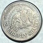 1984 A-Mark Liberty Silver Eagle 1 oz .999 Pure Silver Round Natural Toning.