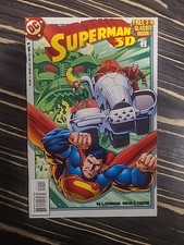 Superman 3-D 1 Glasses Included DC Comics 1998