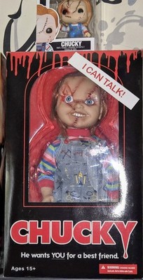 Child's Play Chucky Puppe 15'' Talking Mega Scale