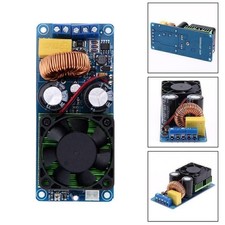 IRS2092S 500W Mono Channel Digital Class D HIFI Power Amp Amplifier Board W/ FAN