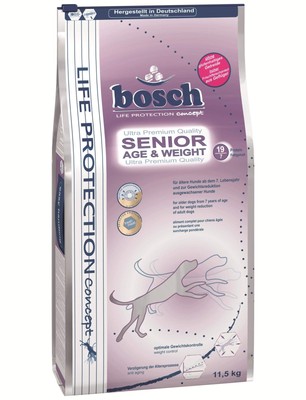 bosch Senior Age & Weight Hundetrockenfutter 11.5kg für ältere Hunde ab 7 Jahre