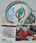 NICK BUONICONTI AUTOGRAPHED THROWBACK  MINI HELMET MIAMI DOLPHINS HOF 2001 JSA