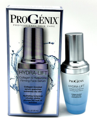 Progenix Professional Skin Care Hydra Lift Collagen And Hyaluronic Serum ~ 1 oz