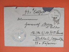 Feldpostbrief SS ohne Inhalt 1940 Stempel! FP. 32342