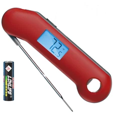 ThermoMaven Professional Digital Meat Thermometer, Ultra Dark Red & Gray
