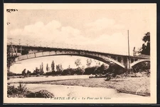 CPA Artix /B.-P., Le Pont sur le Gave 
