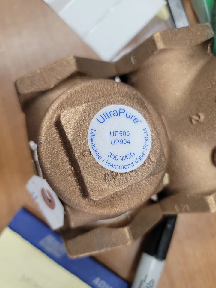 Milwaukee Valve Up509 2 2" Ipt Low Lead Bronze Swing Check Valve - Image 3 of 3