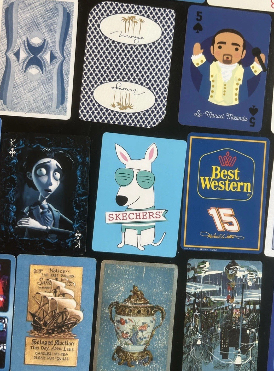 Lot of 500 Single Playing Cards  vintage to modern collect craft, variety mixed