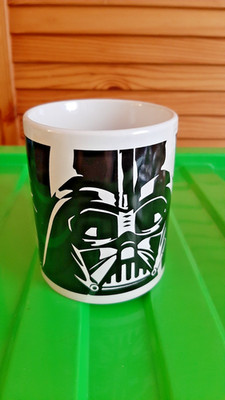 Star Wars Tasse Pott Thema Darth Vader 3Motive weiss schwarz glänzend