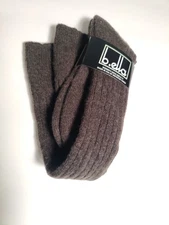b.ella - Woman's tall socks - dark brown - Cashmere blend - Made in USA**F3/A4**