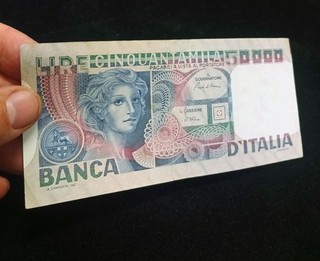 Banca d'Italia Banconota Italia Repubblica 50.000 Lire dec. 02/11/1982 vedi f