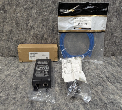  New  Phihong POE29U-1AT Gigabit POE Power Over Ethernet Injector 56V 30W
