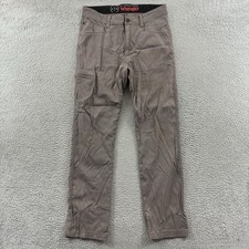 Wrangler ATG Pants Mens 34x32 Beige All Terrain Gear Hiking Pants Gorpcore Hike