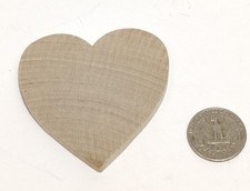 25 Unfinished Wood Hearts 2-1/2" Tall 4-7mm Thick Varies Valentines Project