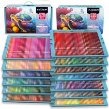 KALOUR Pro Colored Pencils,Set of 520 520 Count Pack 1 , Multicolor