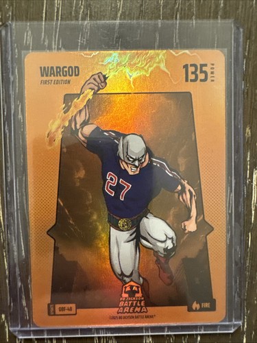 Bo Jackson Battle Arena BOBA Orange Battle Foil Wargod OBF-48