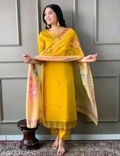 Readymad Rayon Kurta/kurti and Pant Set for Women's Party Festive Outfit Gift