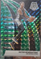 2023-24 Panini Mosaic - Elevate Victor Wembanyama #18 Green Mosaic Prizm (RC)