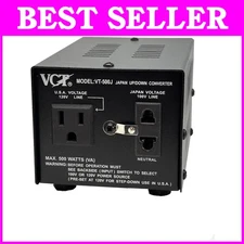 Japan to USA Voltage Converter 500W - Dual Voltage Operation
