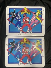 Vintage 1994 Saban Brand Mighty Morphin Power Rangers Placemat Set Of 2