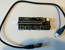 PCI-E 1x to 16x GPU Risers x6 pack , Version 10S with Cables - Tested 6X