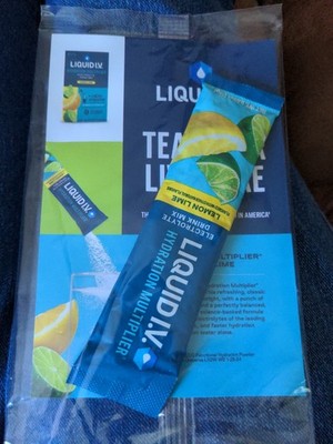Liquid I.V Electrolyte Drink Mix Lemon Lime- Sample