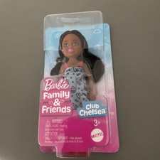 Image of New Release Barbie Family & Friends, Club Chelsea Doll Brunette Long Hair Mattel