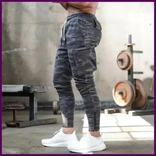 Sweatpants Men's Gym Fitness New Pants Men's Running Jogging Training Tight