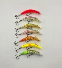 (7) Luhr-Jensen Kwikfish K9X Fishing Lures Lot of 7
