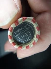 WHEAT PENNY ROLL WITH A UNKNOWN BU STEEL WHEAT PENNY SHOWING