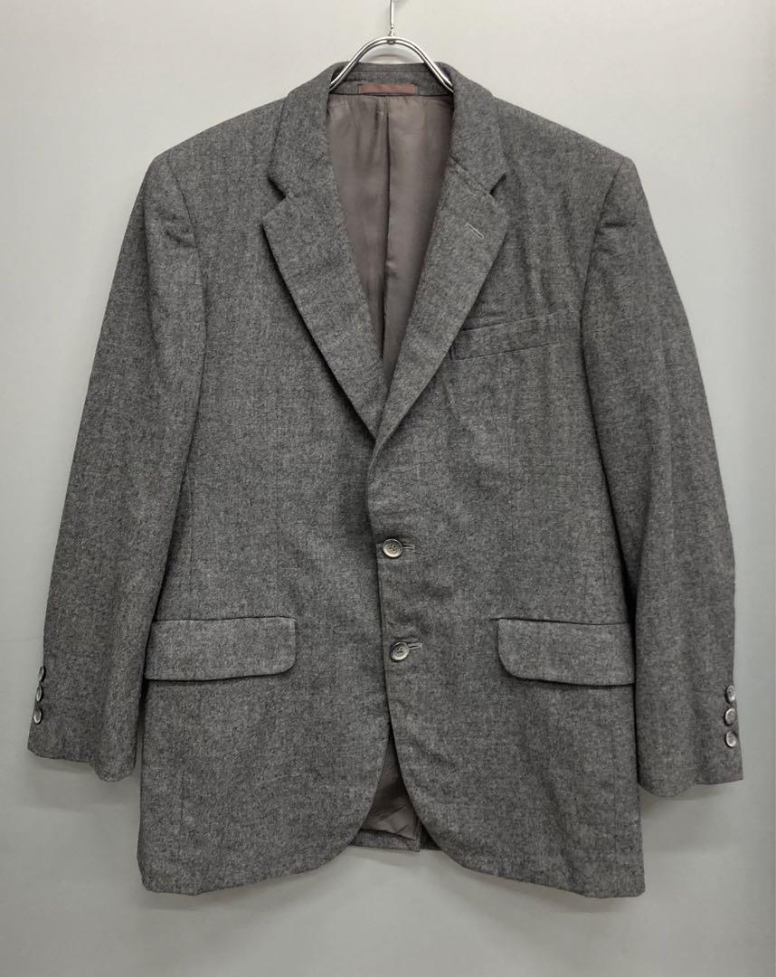 British Made Burberry'S Wool Tailored Jacket Vintage Men's British Made Burberry'S Wool Tailored Jacket Vintage Men's