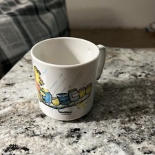 Vintage Winnie the Pooh plastic mug / dishwasher safe Walt Disney Productions