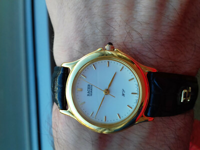 Nos New Orient 16-981 Plexi Verre Plastic Verre Vintage Montre Old