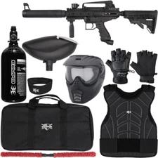 Tippmann Cronus Tactical Level 2 Protector Paintball Gun Kit - Sml/Med - Black