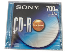 Sony CD-R sony optical 700 MB 1 x 48x compatible Factory sealed individual