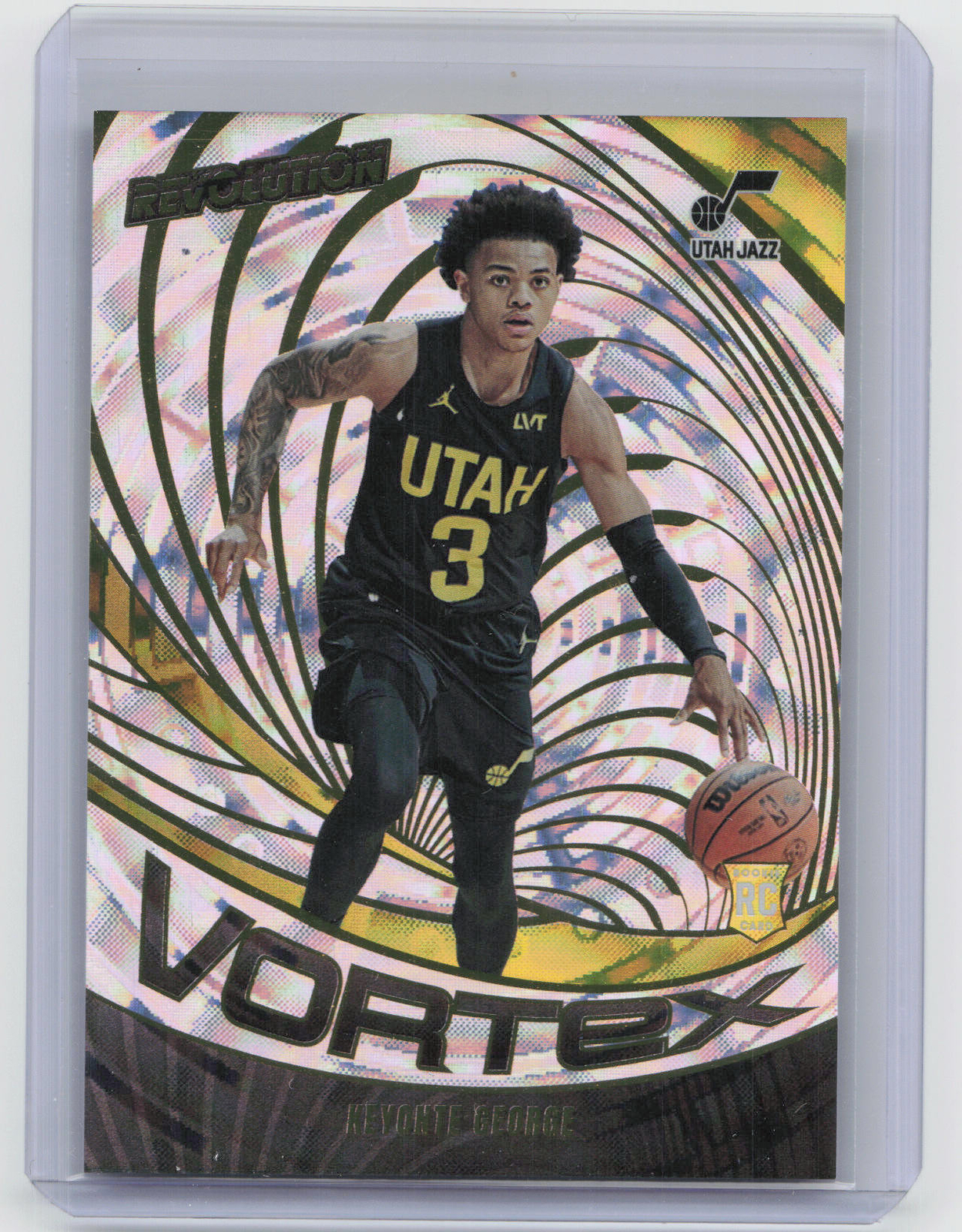 2023-24 Panini Revolution #20 Keyonte George Vortex Fractal