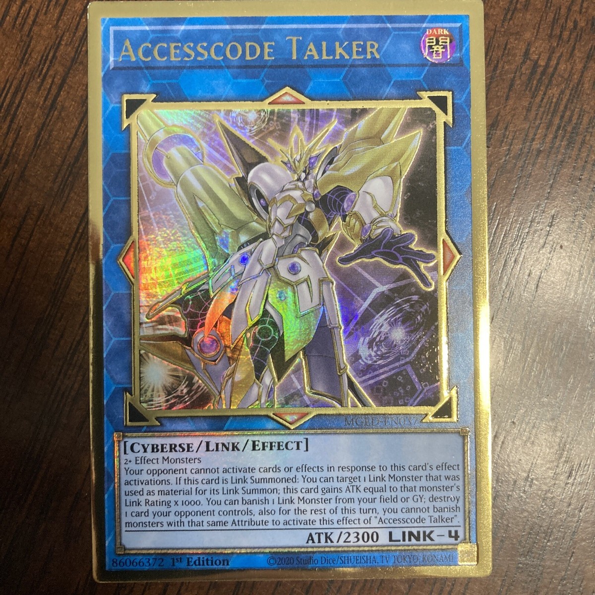 Yu-Gi-Oh! TCG Accesscode Talker Maximum Gold: El Dorado MGED