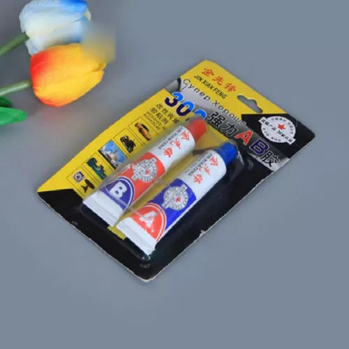 2pcs Super AB Glue Liquid Epoxy Resin Adhesive Metal Glass Wood Repair .caa - Bild 7 von 7