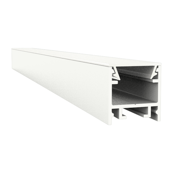 A2 Arrakis Weiß Mit Klare Abdeckung 2 Meter Profil Aluminium FüR Led Streifen-image