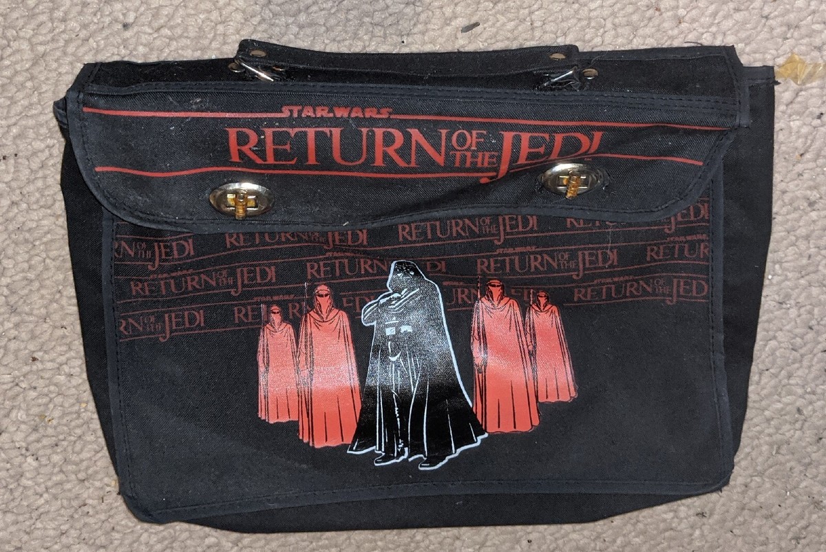 1983 Star Wars Return of the Jedi Adam Joseph Book Bag Satchel